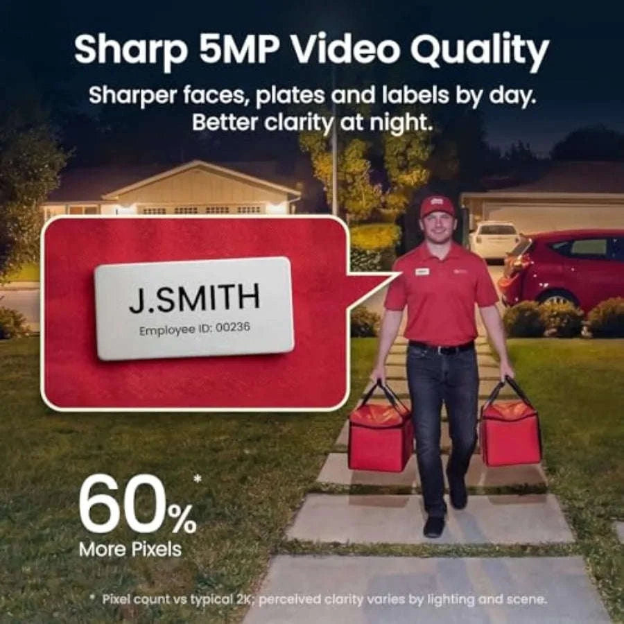 Wireless Doorbell Camera with 5MP Ultra HD and Motion Detection-United States / aspic