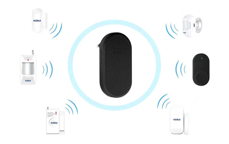 Wireless Doorbell with 33 Chimes, 4 Volume Levels, 150m Range-2 button 2 doorbell / United States