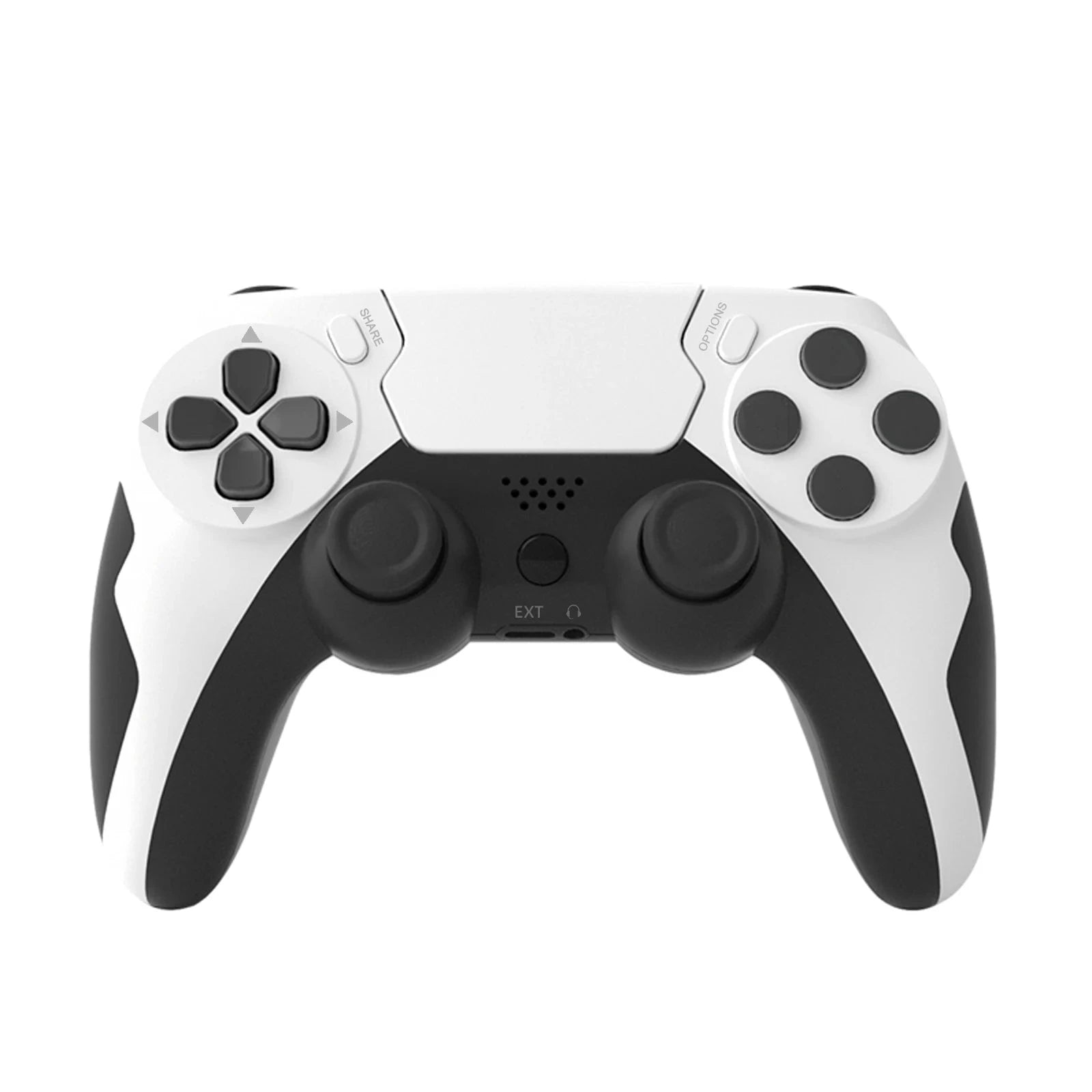 Wireless Dual Vibration Game Controller for Console and PC with 6-Axis Gyroscope-White / United States