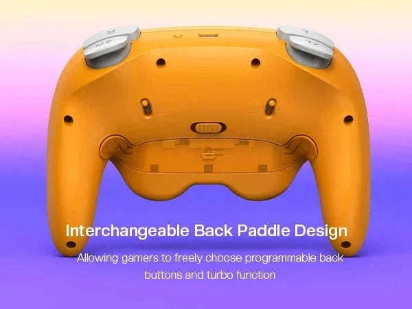 Wireless Game Controller for Switch, PC & GameCube with Hall Effect Sticks-Orange / United States