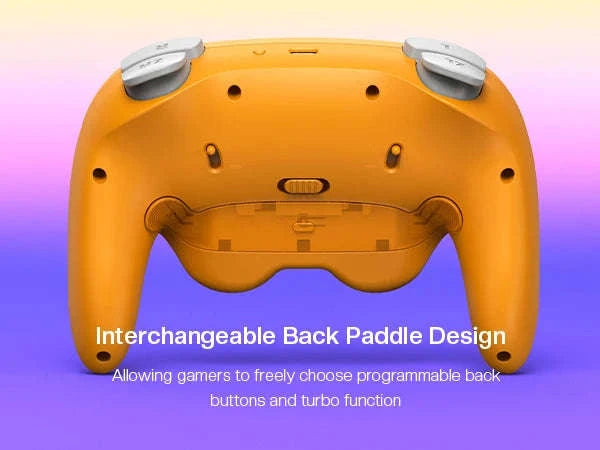 Wireless Game Controller for Switch, PC & GameCube with Hall Effect Sticks-Orange / United States