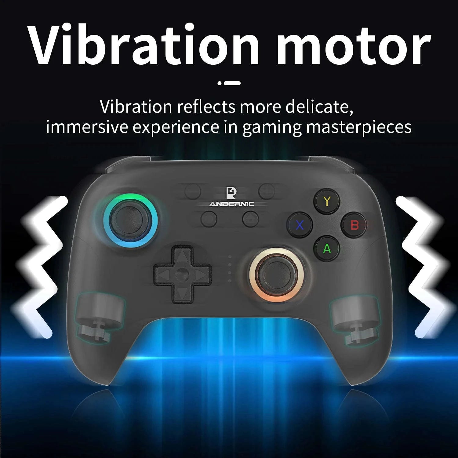 Wireless Gaming Controller with Hall Effect Triggers and Joysticks-Purple / United States