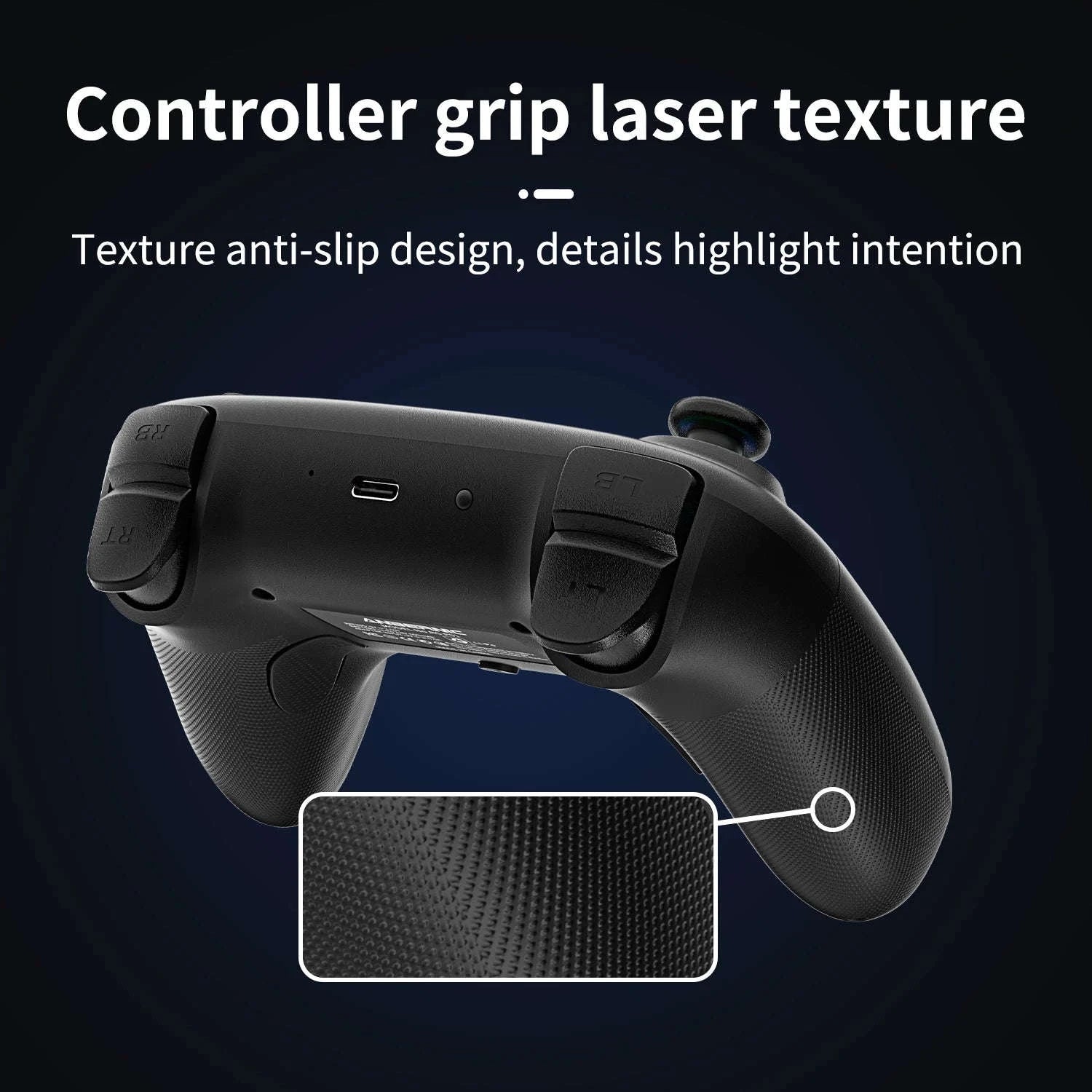 Wireless Gaming Controller with Hall Effect Triggers and Joysticks-Purple / United States