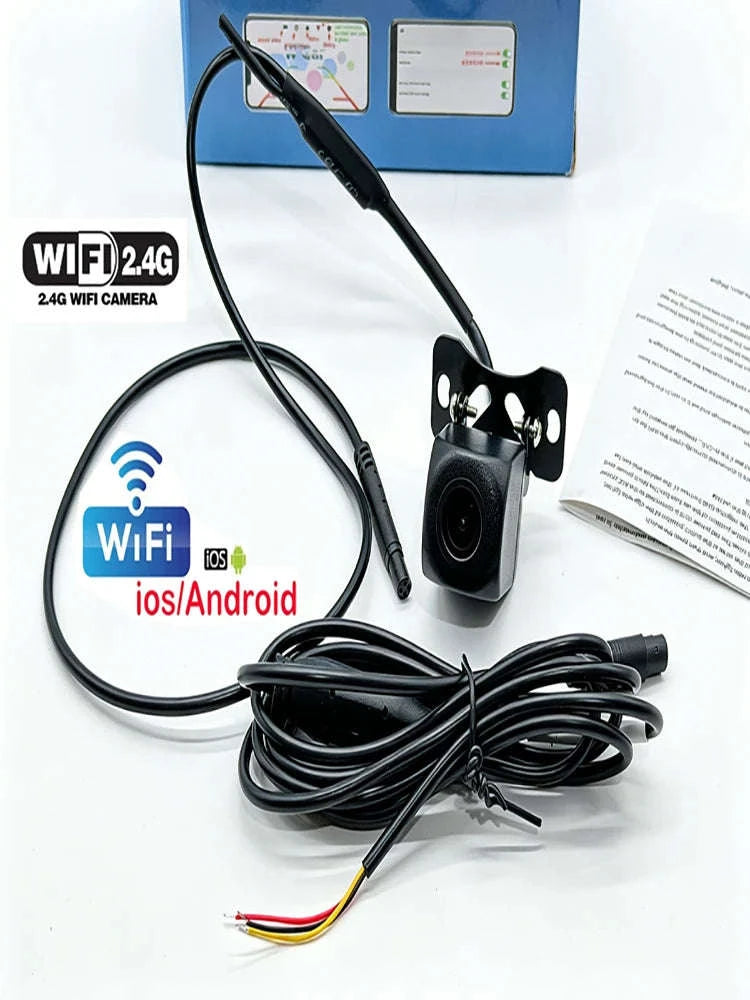 Wireless HD Car Rearview Camera 170° Waterproof 12V/24V-ACC