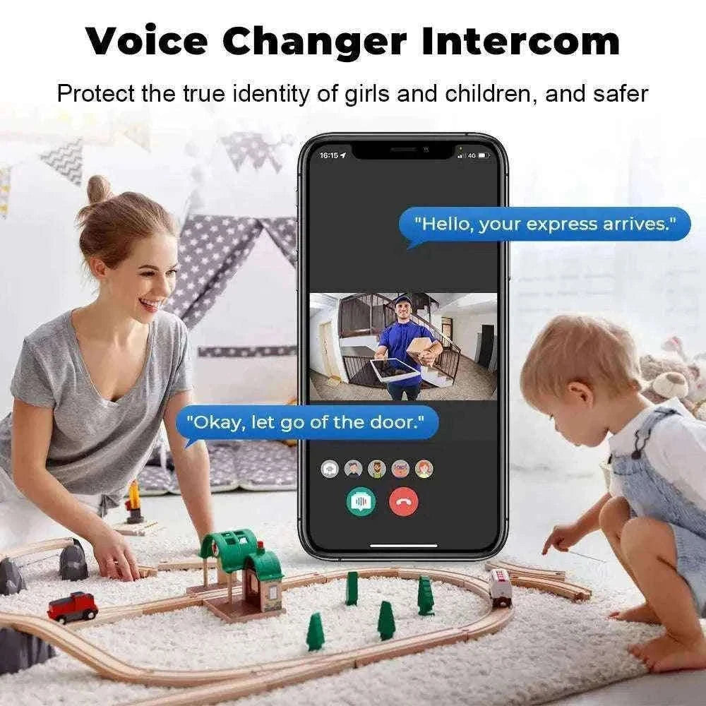 Wireless HD Video Doorbell with Two-Way Audio and Night Vision-ML1T-W