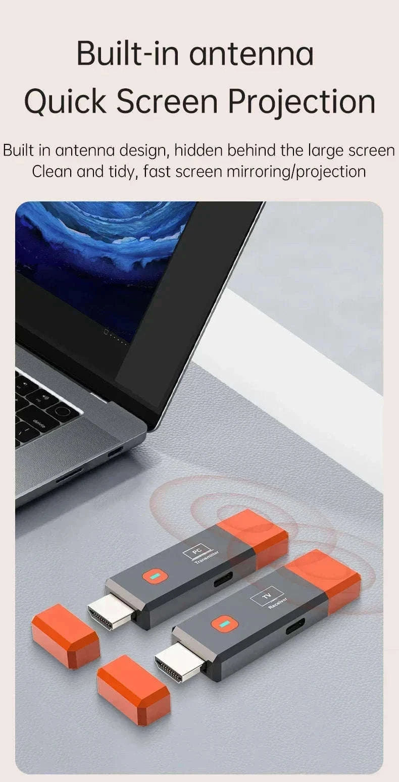 Wireless HDMI Extender Kit for Cable-Free 1080P Streaming-ONLY TX