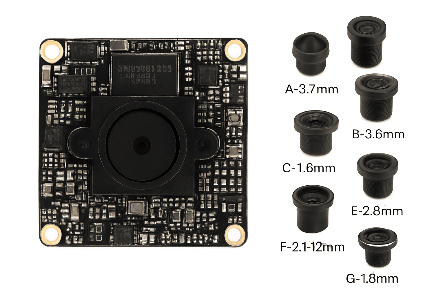 Wireless IP Camera Module 5MP Mini Security Unit-5MP and C