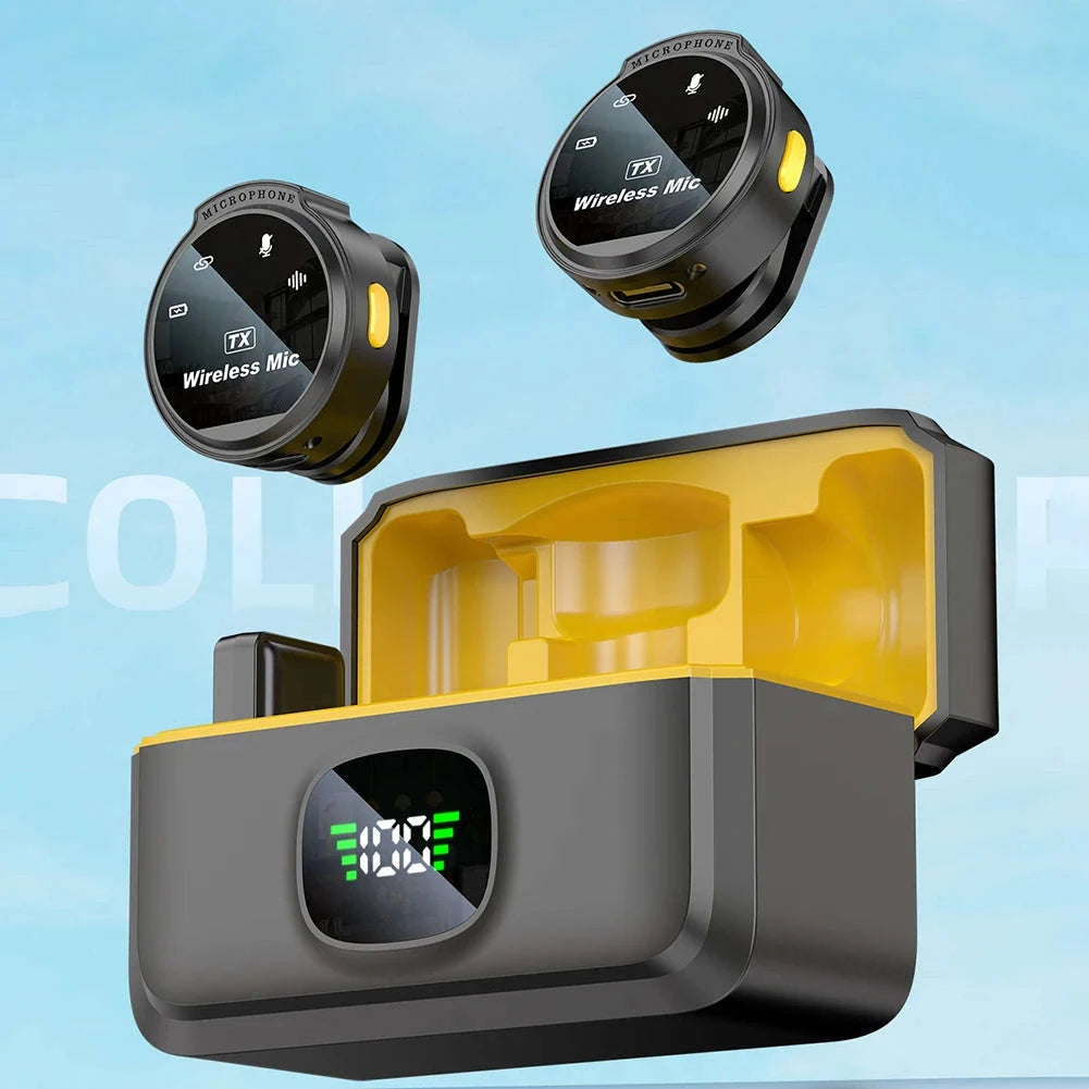 Wireless Lavalier Microphone for iPhone & Android-IOS