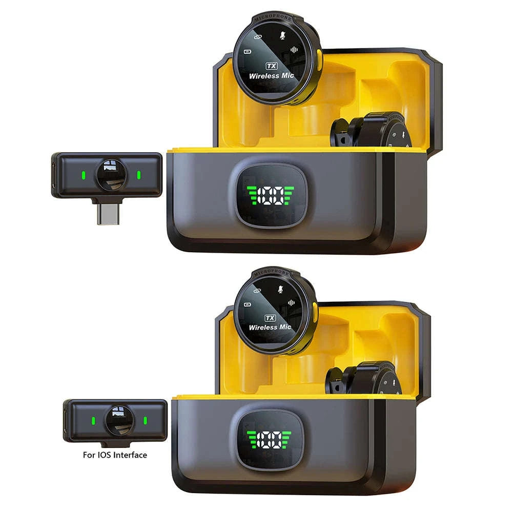 Wireless Lavalier Microphone for iPhone & Android-IOS
