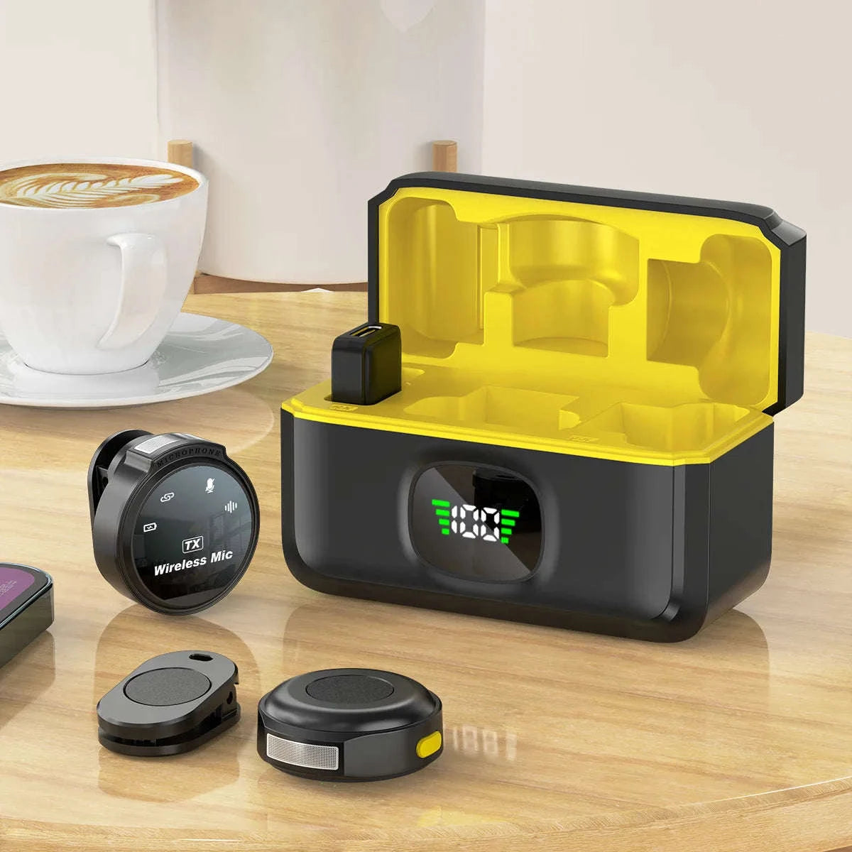 Wireless Lavalier Microphone for iPhone & Android-IOS