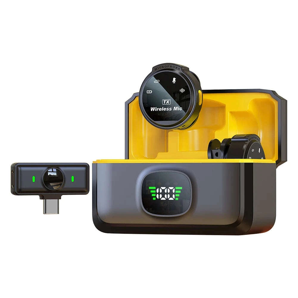 Wireless Lavalier Microphone for iPhone & Android-IOS