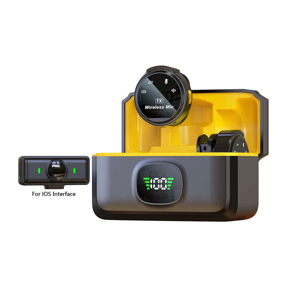 Wireless Lavalier Microphone for iPhone & Android-IOS