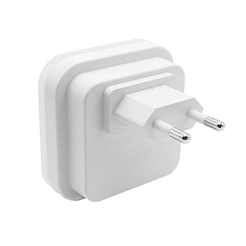 Wireless LED Night Light with Sensor for Bedrooms and Hallways-EU Plug / White