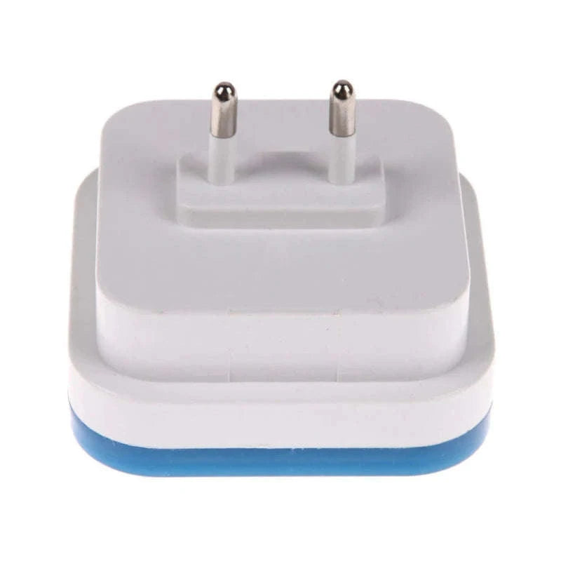 Wireless LED Night Light with Sensor for Bedrooms and Hallways-EU Plug / White