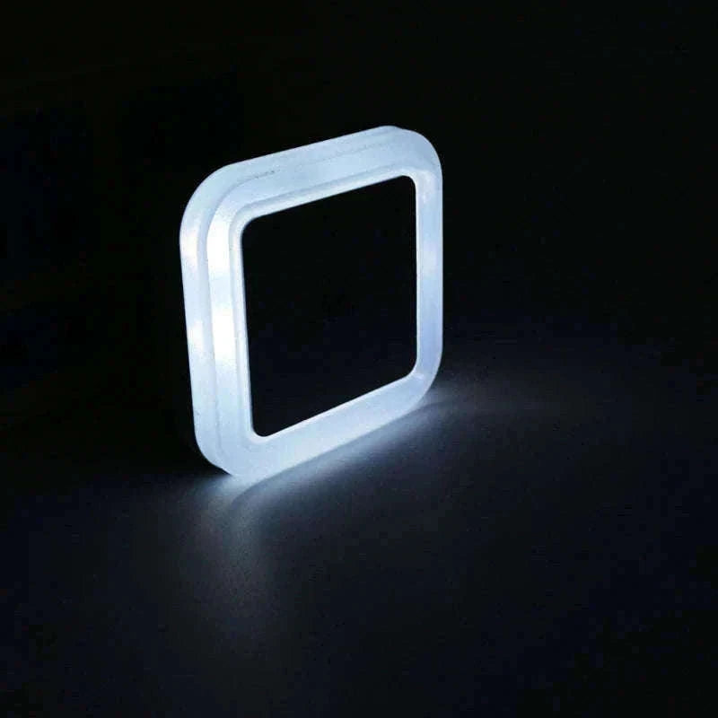 Wireless LED Night Light with Sensor for Bedrooms and Hallways-US Plug Blue
