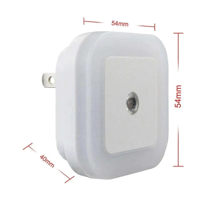 Wireless LED Night Light with Sensor for Bedrooms and Hallways-US Plug Blue