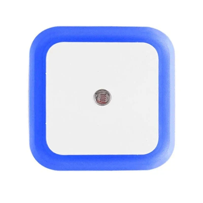 Wireless LED Night Light with Sensor for Bedrooms and Hallways-US Plug Blue