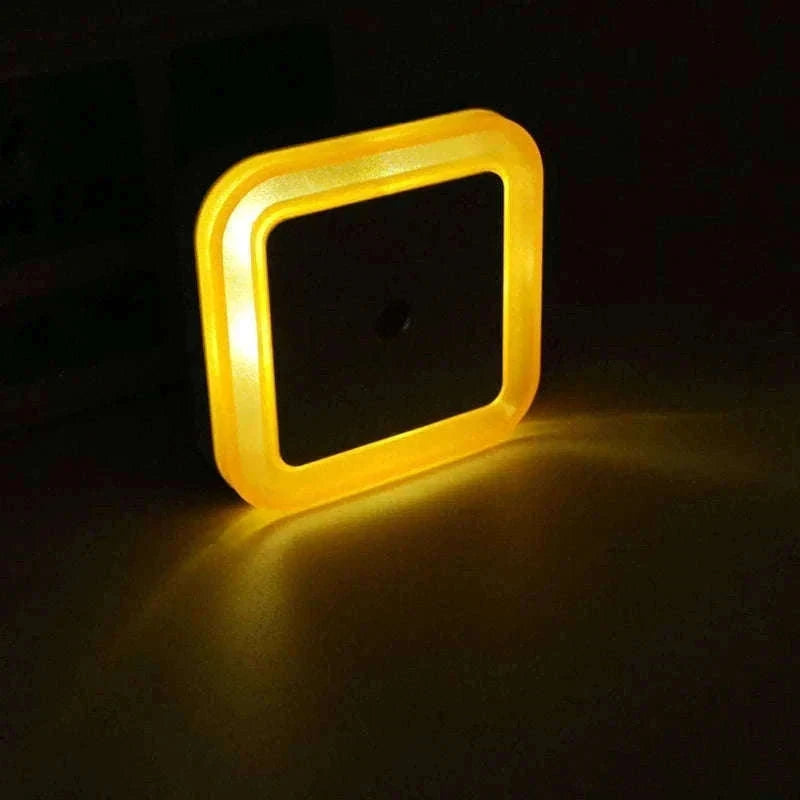 Wireless LED Night Light with Sensor for Bedrooms and Hallways-US Plug Blue