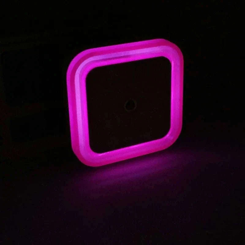 Wireless LED Night Light with Sensor for Bedrooms and Hallways-US Plug Blue