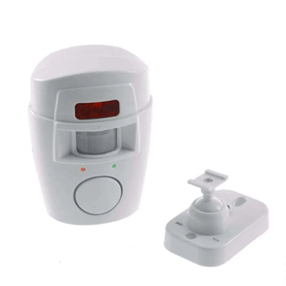 Wireless Motion Sensor Alarm with Dual Remotes – 105dB Security System-Default Title