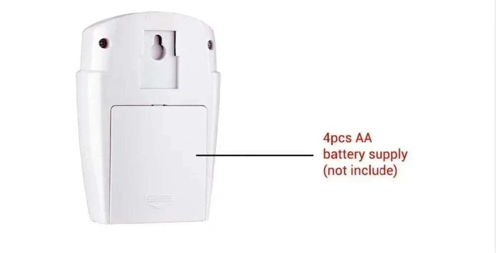Wireless Motion Sensor Alarm with Remote & 105dB Siren-Default Title