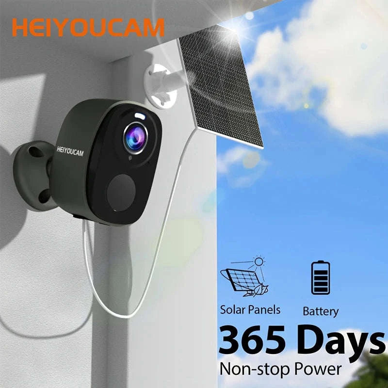 Wireless Outdoor Security Camera 2K WiFi with AI Detection & Color Night Vision-BW4-BT Solar TF64 / USB