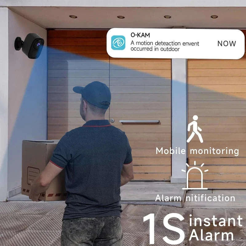 Wireless Outdoor Security Camera 2K WiFi with AI Detection & Color Night Vision-BW4-BT Solar TF64 / USB