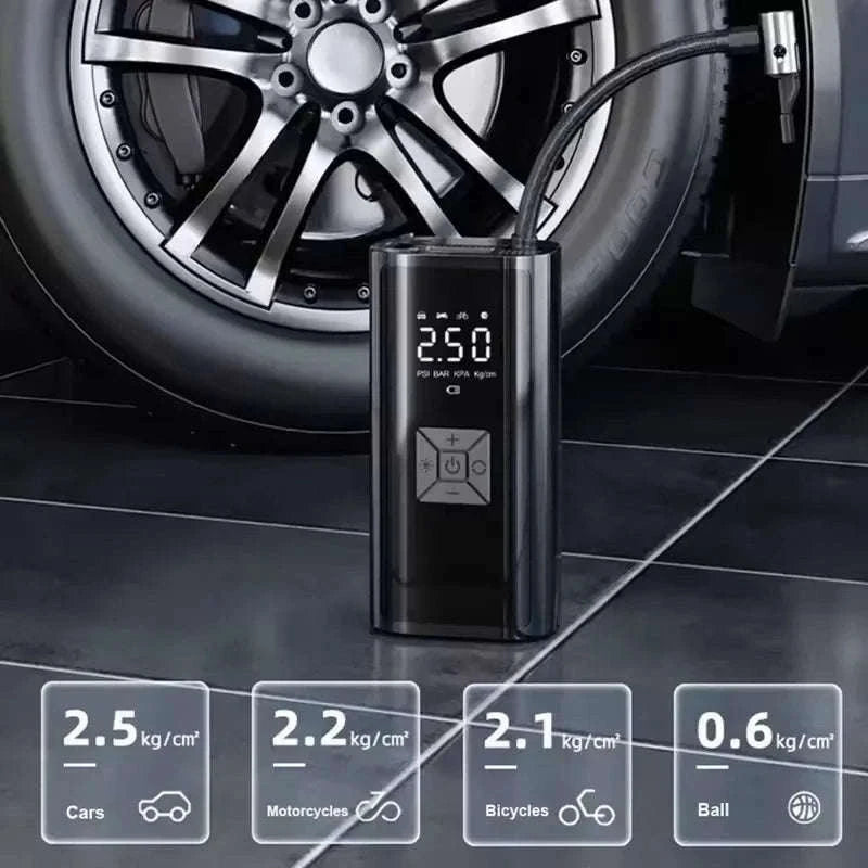 Wireless Portable Electric Tire Inflator, 150 PSI-Wireless