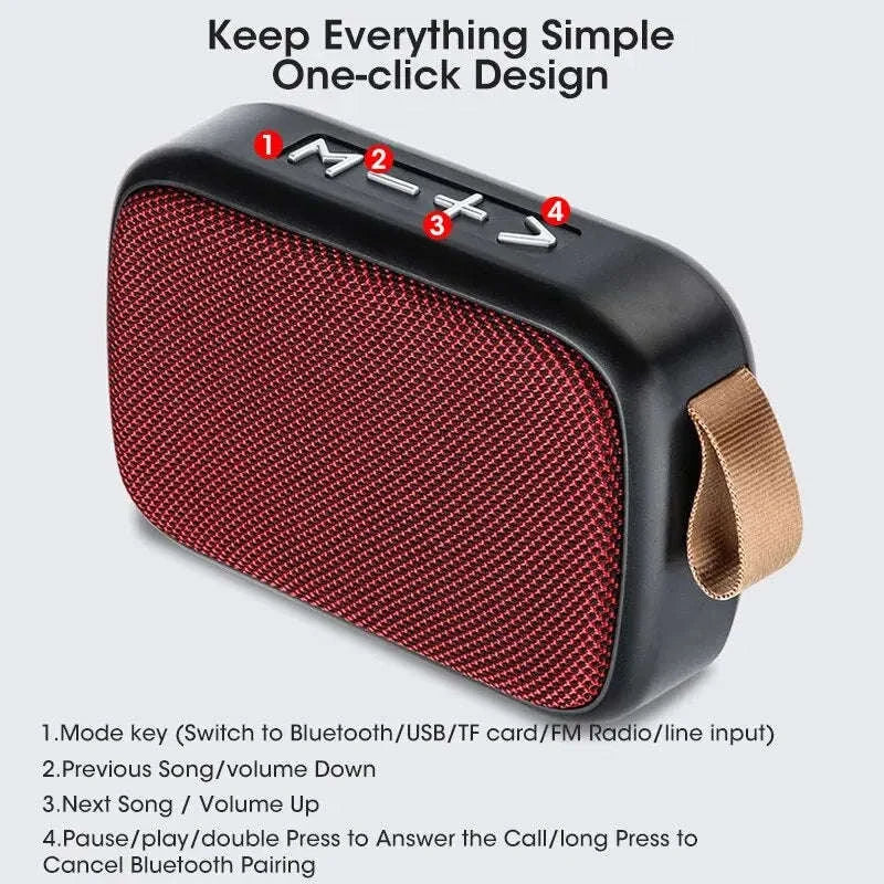 Wireless Portable Speaker – Outdoor Bluetooth Subwoofer-Rad