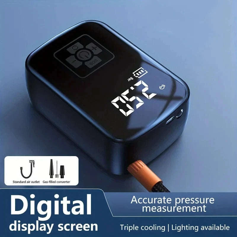 Wireless Portable Tire Inflator Pump 12V 150PSI-Wireless Style / france