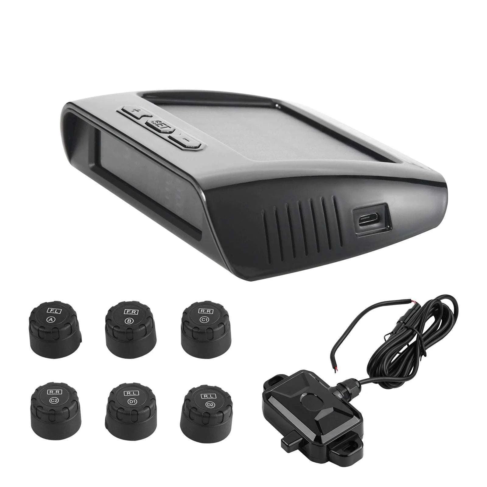 Wireless RV Tire Pressure Monitoring System with Real-Time Alerts-M400C / United States