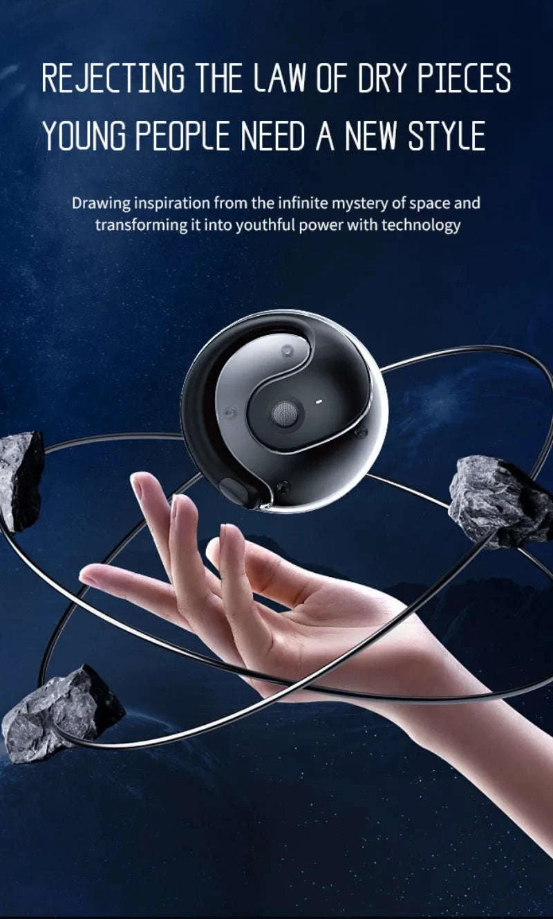 WJOY AI Real-Time Translator Earbuds-Beige-No Ai
