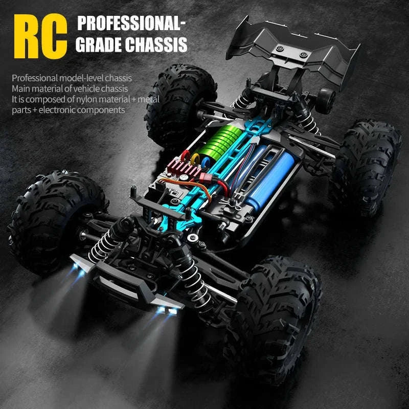 WLtoys 16101 Pro 1:16 High-Speed 4WD RC Car-16102pro Blue-2B / spain