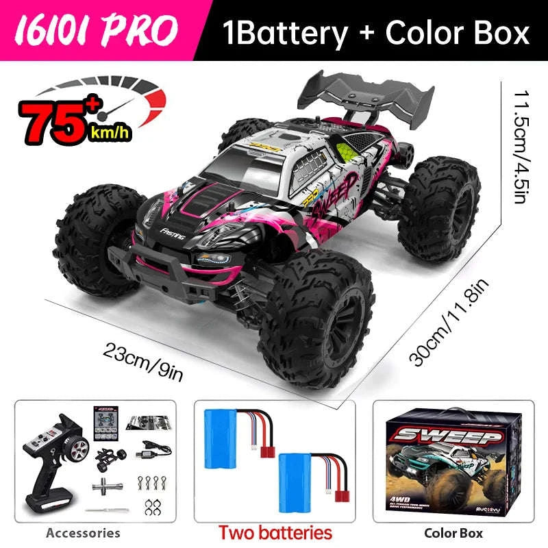 WLtoys 16101 Pro High‑Speed 1:16 RC Car-16102pro Blue-2B / spain