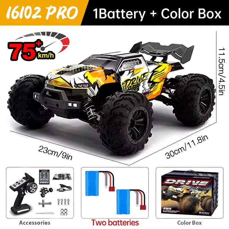 WLtoys 16101 Pro High‑Speed 1:16 RC Car-16102pro Blue-2B / spain