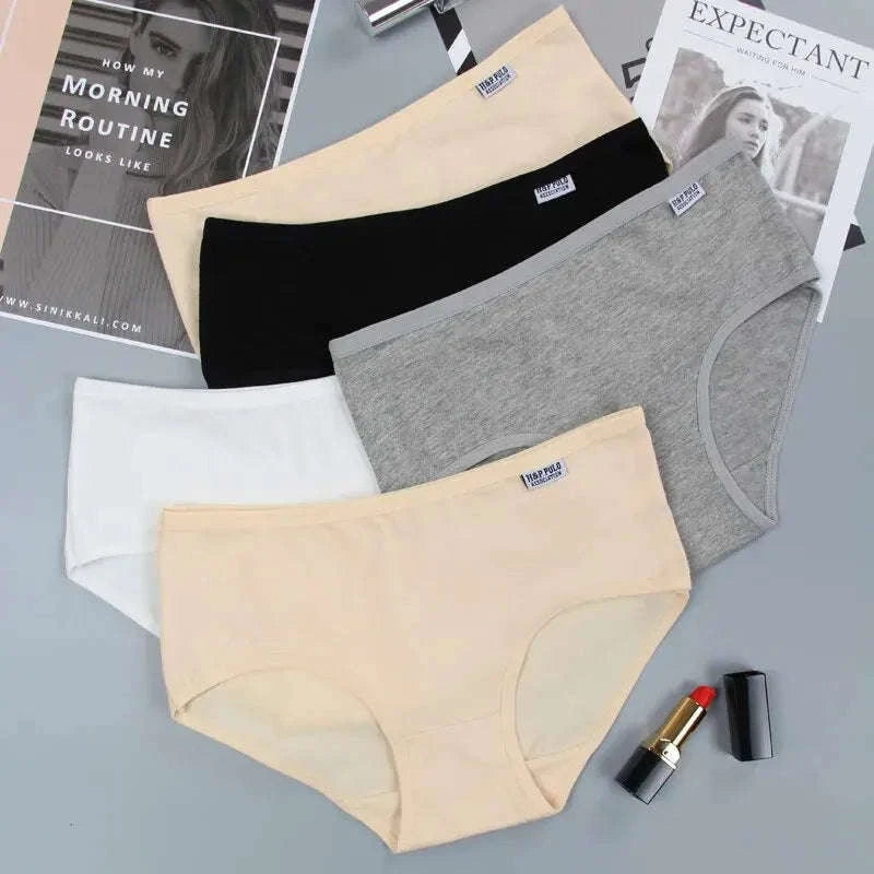 Women's Cotton Panties 7-Pack – Plus Size M–4XL-B2 W2 SKI2 Gray / 4XL / 7PCs