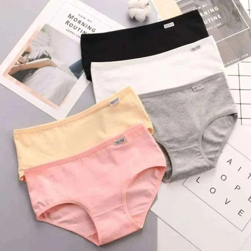 Women's Cotton Panties 7-Pack, Plus Size M–4XL Comfort Briefs-B2 W2 SKI2 Gray / 4XL / 7PCs