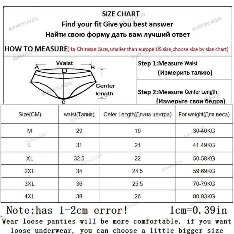Women's Cotton Panties 7-Pack, Plus Size M–4XL Comfort Briefs-B2 W2 SKI2 Gray / 4XL / 7PCs