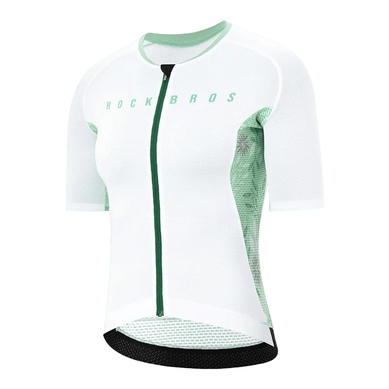 Women’s Cycling Jersey with Full Zipper Breathable Summer MTB Shirt-15110001-D / Asian 2XL(EUR XL)