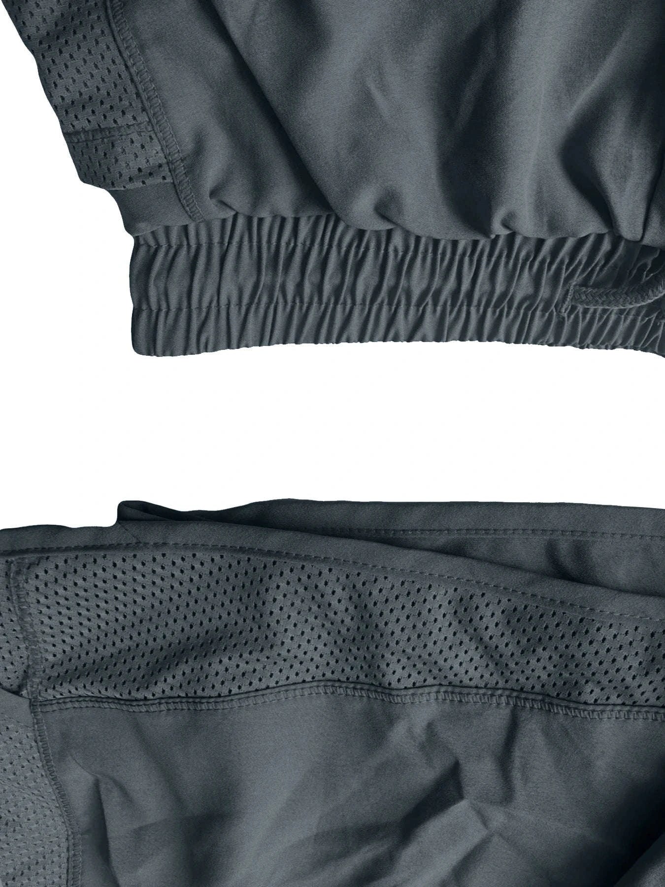 Women’s Fake Two‑Piece Yoga Leggings with Pockets for Running & Training-S / black