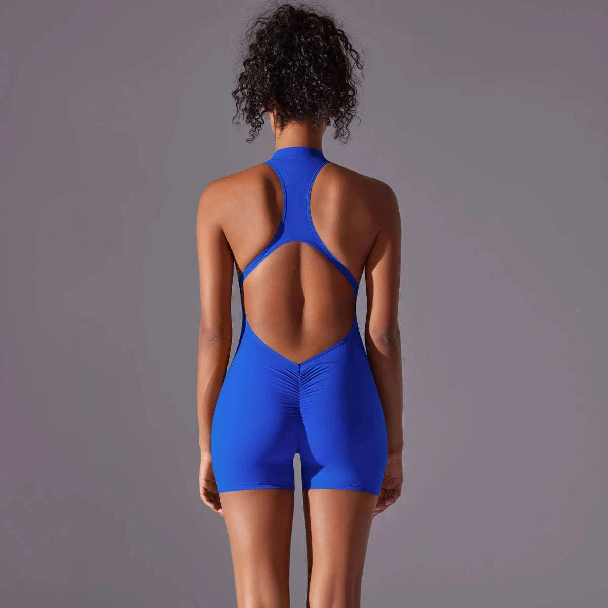 Women’s Fitness Bodysuit for Yoga, Gym and Quick-Dry Comfort-Cocoa / XL