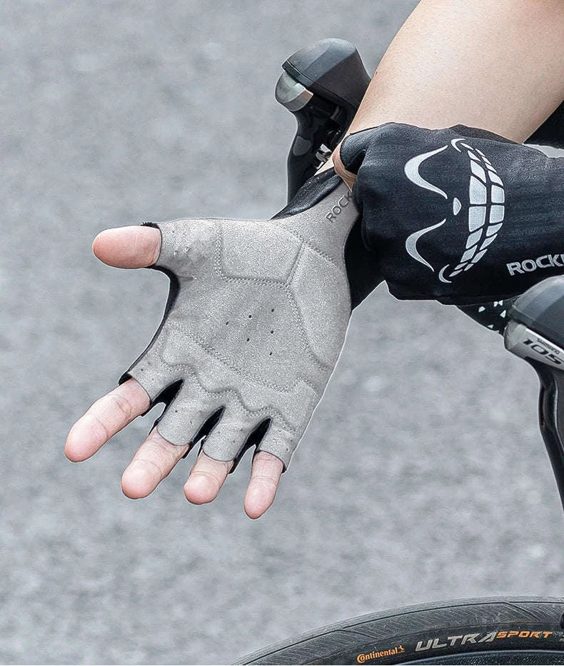 Women’s Gel Padded Cycling Gloves Half Finger Breathable Bike Gloves-S295-B / S