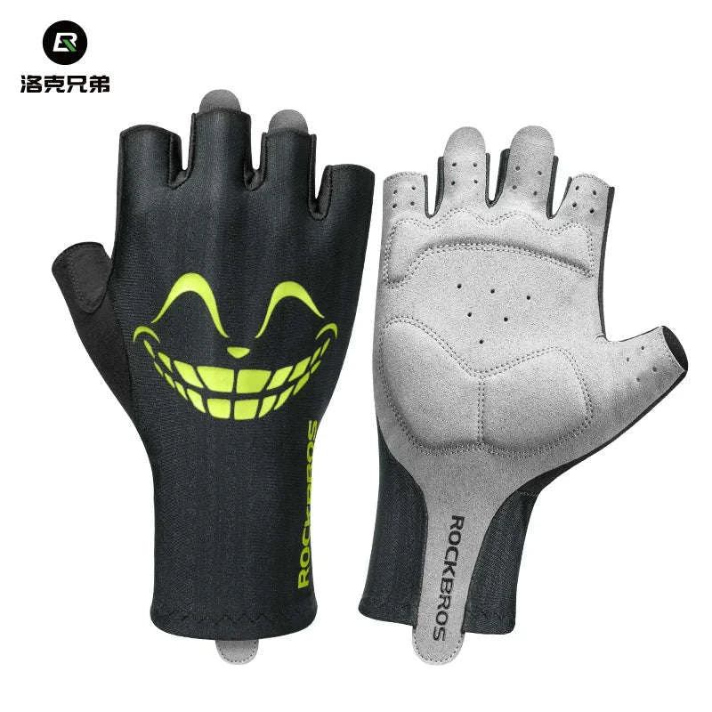 Women’s Gel Padded Cycling Gloves Half Finger Breathable Bike Gloves-S295-B / S