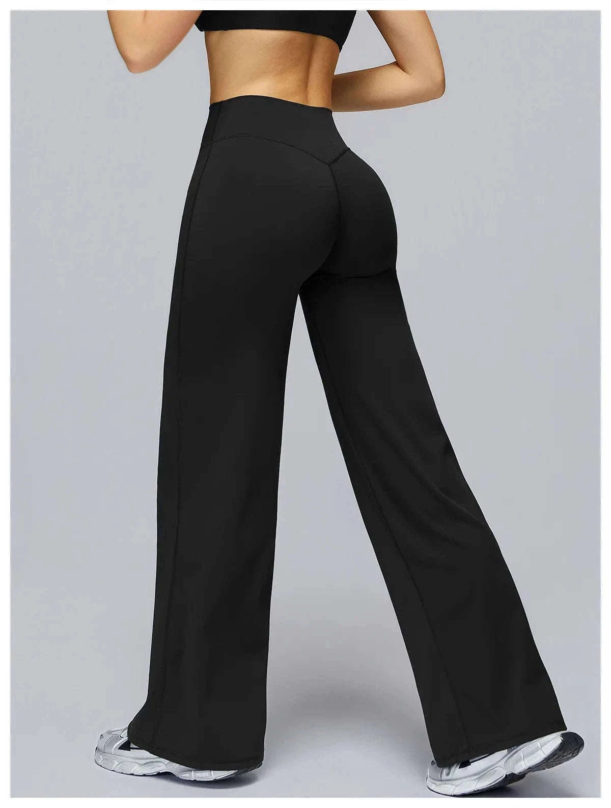 Women’s High Waist Flare Yoga Leggings for Comfort and Style-Lava Red / L / CHINA