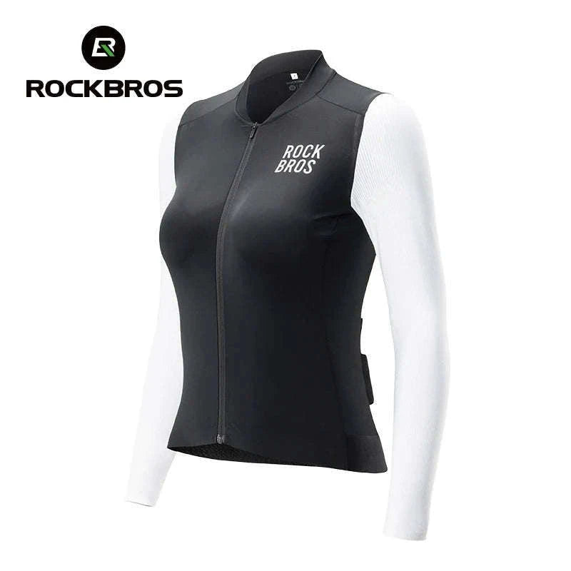 Women’s Long Sleeve Cycling Jersey Breathable Stretch Bike Shirt-YDWT001 EUR-a / S