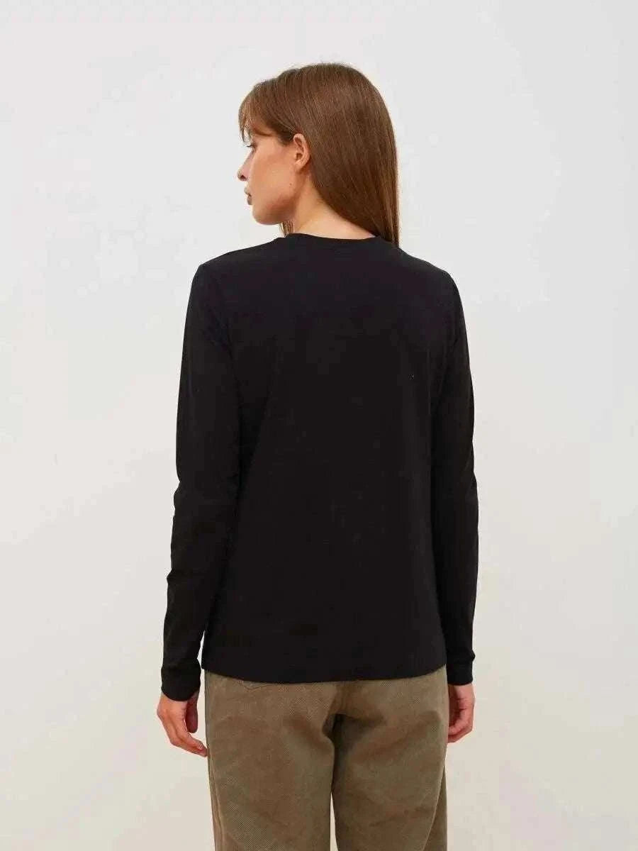 Women’s Loose Cotton Everyday T-Shirt – Soft Casual O-Neck Tee-Light Green / L