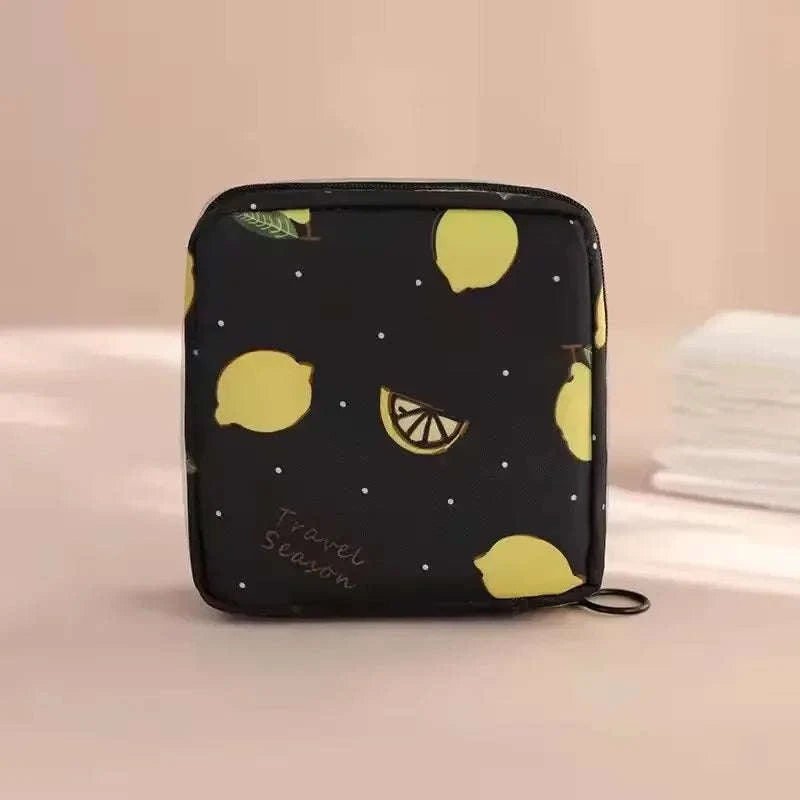 Women's Portable Sanitary Napkin & Tampon Organizer Pouch-Bear