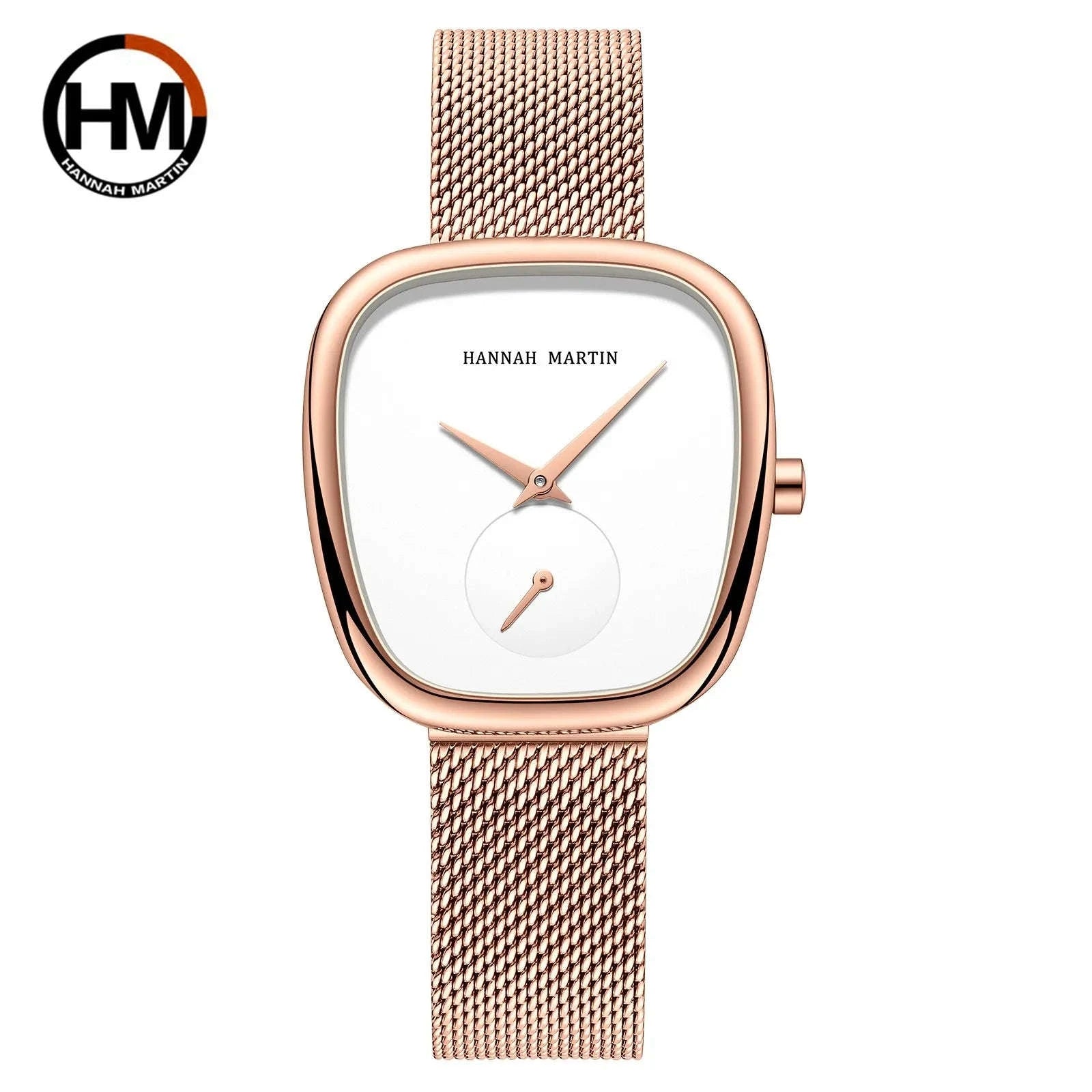 Women's Quartz Wristwatch in Rose Gold Oval Barrel Design-1251B-WFF-TZ / United States