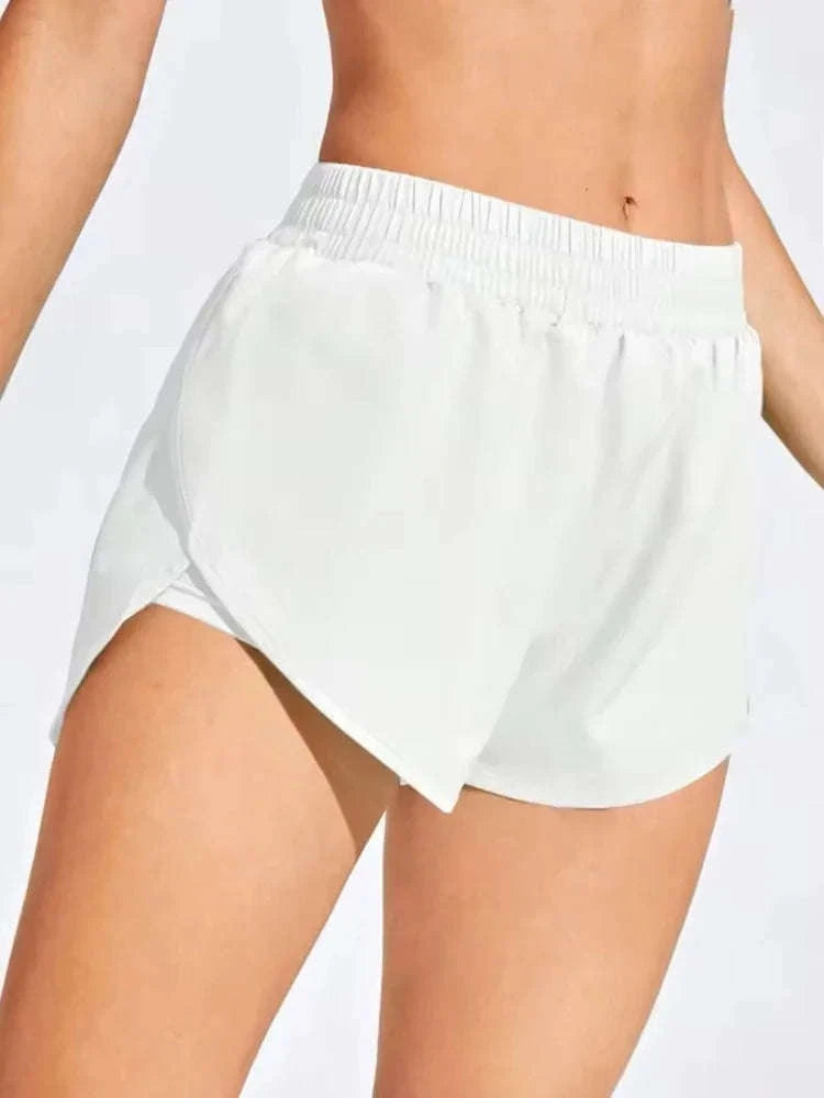 Women's Seamless Yoga Shorts-S / Black