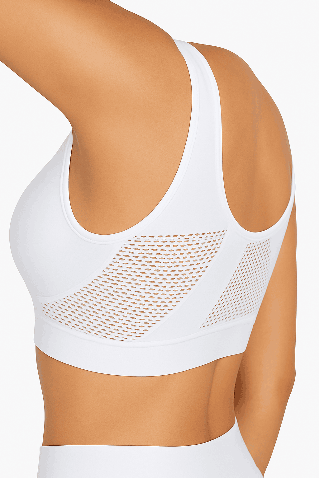 Women's Sports Vest Bra for Supportive Workout Comfort-XL / Nude